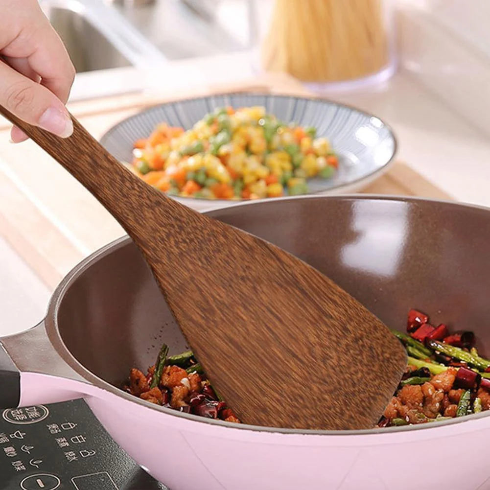 5 Pcs Wooden Cooking Utensils Set