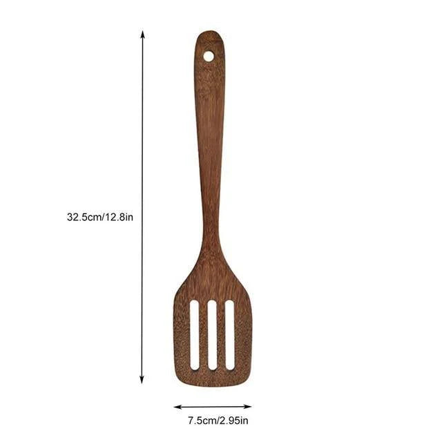 5 Pcs Wooden Cooking Utensils Set