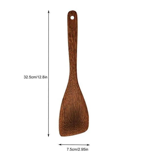 5 Pcs Wooden Cooking Utensils Set