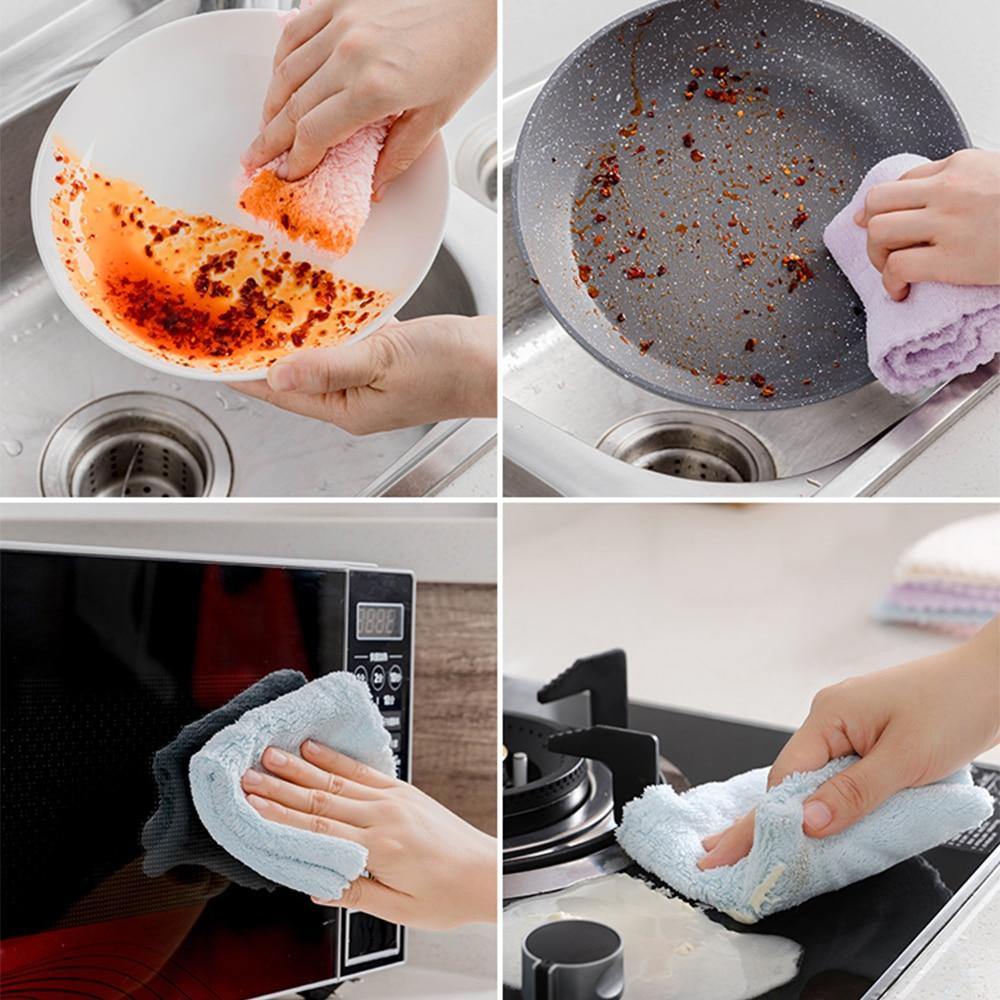 Kitchen Microfiber Cleaning Cloth